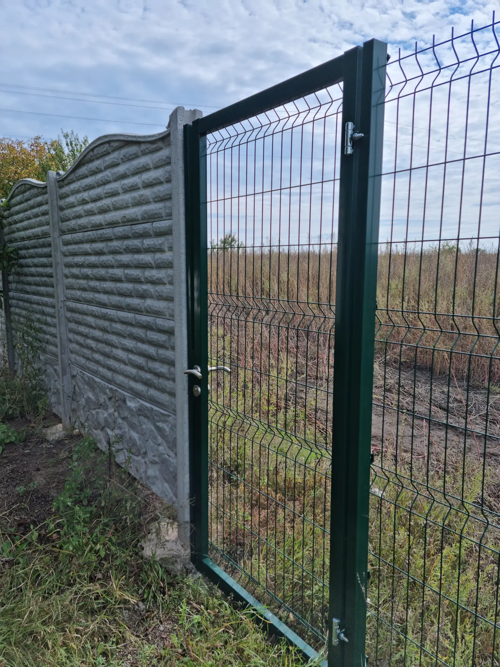Паркан з 3D сітки